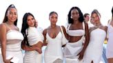 Kendall, Hailey, Lori, Kim, Justine, and La La Go All Out for Annual White Party