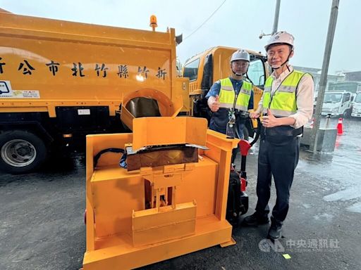 竹北市首創廚餘傾倒機 降工傷防髒臭獲特別獎