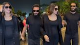 Ranveer Singh Gets Protective Of Pregnant Deepika Padukone As They Fly Out Of Mumbai-Watch Video