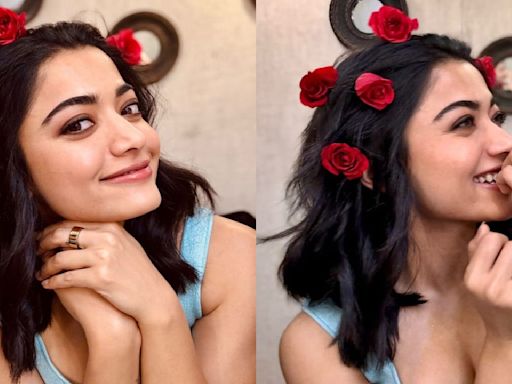 Pushpa 2 actress Rashmika Mandanna blushes in cute PICS, reveals 'phooling' around while being extremely unwell