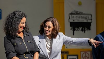 Puerto Rico: Kamala Harris se topó con protesta al ritmo de plena en su visita a taller comunitario en Santurce - El Diario NY