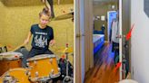 I'm a drummer living in a tiny New York City apartment. Here's how I fit 2 adults, 1 dog, and a drum kit in my 500-square-foot apartment.