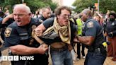 Gaza protesters clash with police at US universities