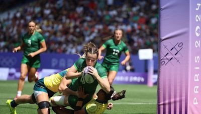 Ireland face nervous wait in women’s rugby sevens after gutsy defeat to Australia sees them finish third in pool