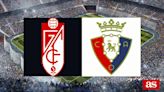 Granada vs Osasuna: estadísticas previas y datos en directo | LaLiga EA Sports 2023/2024