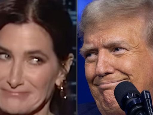 ‘Kimmel’ Guest Host Kathryn Hahn Has X-Rated Comeback To Trump's Weird Challenge