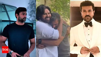 Pawan Kalyan wins Lok Sabha Election 2024 from Andhra Pradesh: Ram Charan, Varun Tej Konidela, and Sai Dharam Tej celebrate their uncle's historic victory | Telugu...