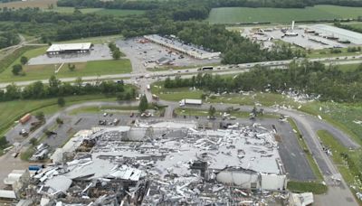 Tornado spawned by remnants of Hurricane Beryl tears through southern Indiana