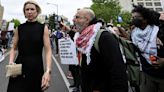 Demonstrators protest media coverage of Israel-Hamas war at White House Correspondents’ Dinner