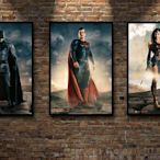 現代電影裝飾畫漫威帶框畫海報定做正義聯盟蝙蝠俠(多款可選)