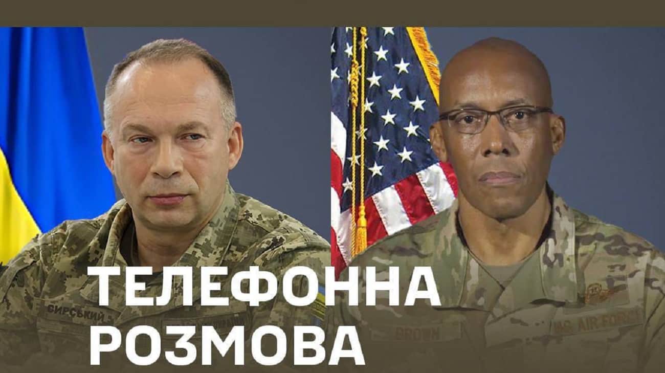 Ukrainian Commander-in-Chief and US Chairman of Joints Chiefs of Staff discuss Ukraine's urgent needs