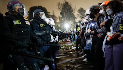 Campus protests live: Police clear UCLA encampment and arrest over 130 Gaza demonstrators