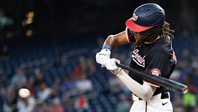 Abrams homers, Irvin goes 6 strong innings to lead Nationals over Braves 5-1