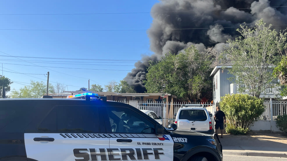 Large house fire reported in Canutillo