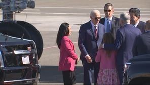 President Biden arrives in Seattle for separate fundraising events