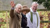 King Charles Waves to Well-Wishers as He's Seen for First Time Since Leaving the Hospital