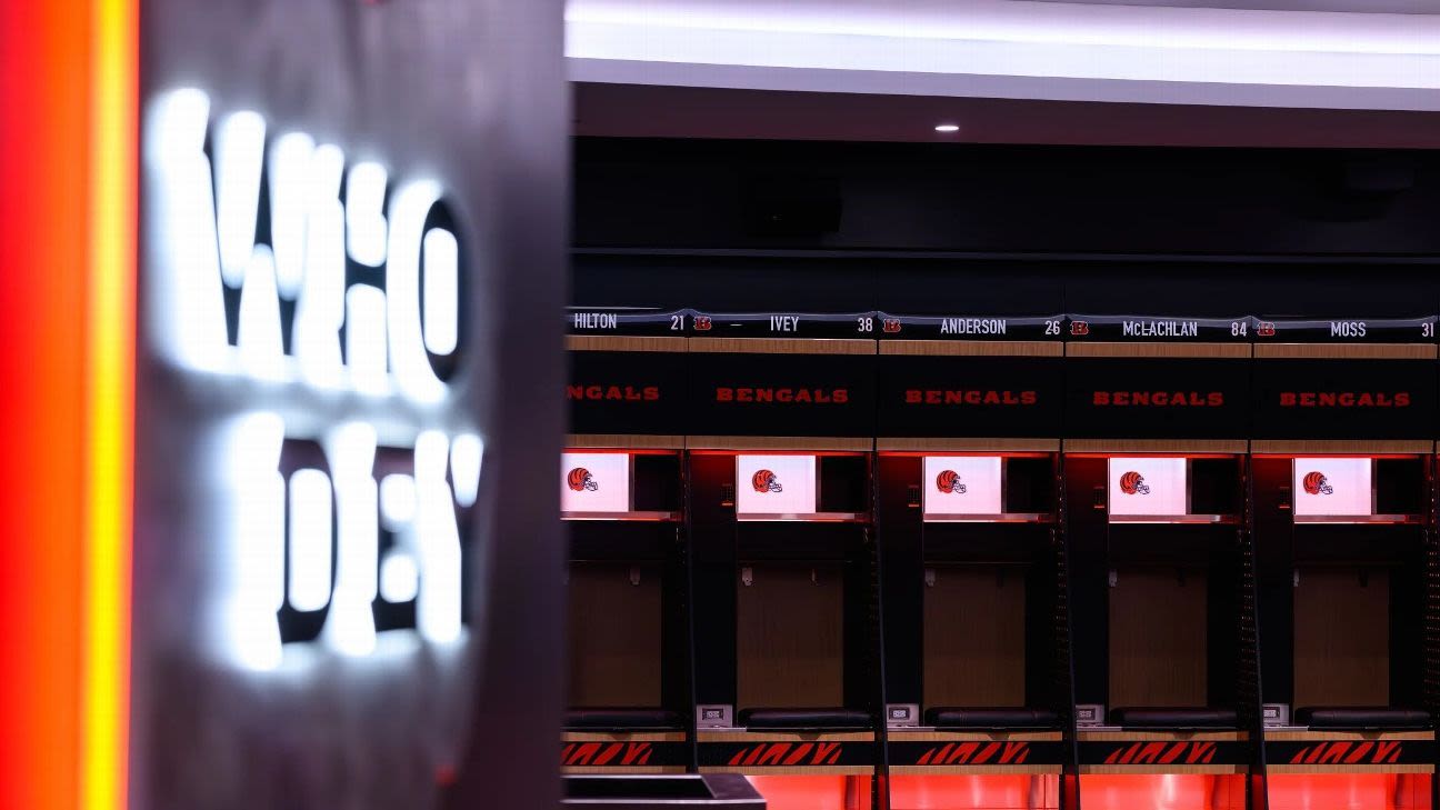 'Quite an upgrade': Bengals unveil new locker room, receive approval from players