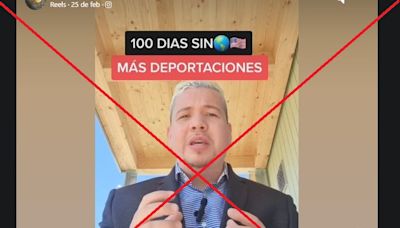 Al 25 de abril, Estados Unidos no ha decretado 100 días sin deportaciones para 2024