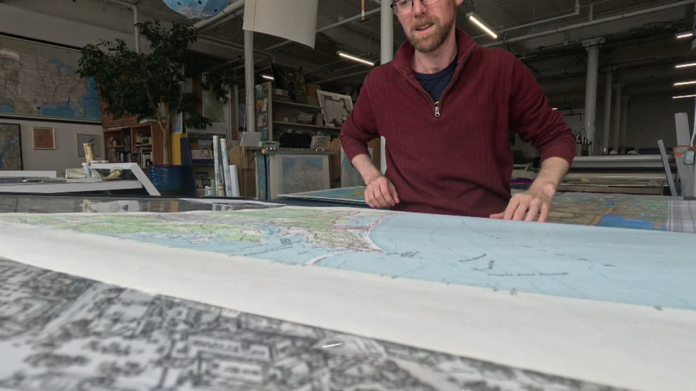 Thousands of maps help people feel at home in Pawtucket's 'Map Center'