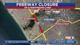 Traffic Alert: I-5 north in Carlsbad closing to traffic overnight Monday