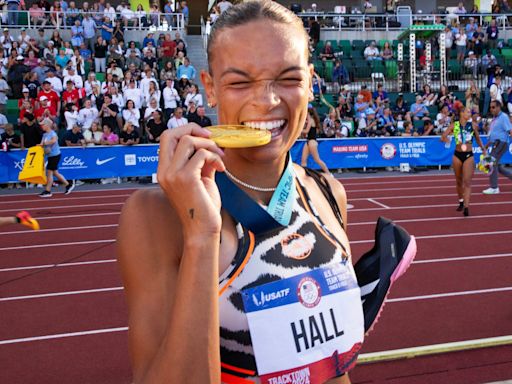 Florida’s track and field star Anna Hall wins heptathlon at Olympic Trials