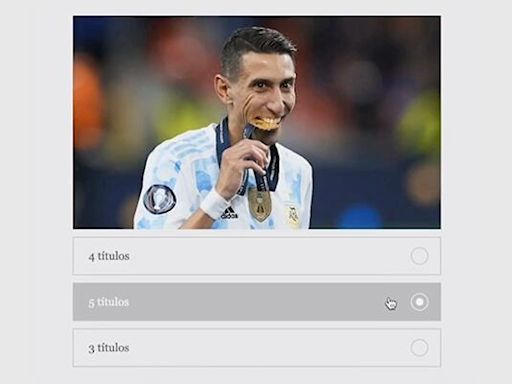 Trivia. ¿Cuánto sabés sobre Ángel Di María en la selección argentina?