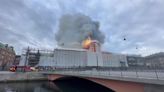 Historic Copenhagen stock market building left a gutted shell by blaze