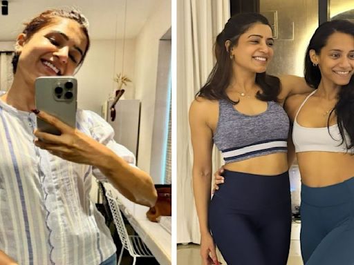 Samantha Ruth Prabhu gives us a glimpse of her post-workout happiness; looks as fresh as always