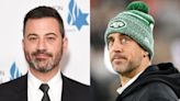 Jimmy Kimmel delivers seven-minute roast of ‘hamster-brained’ Aaron Rodgers over Epstein list row