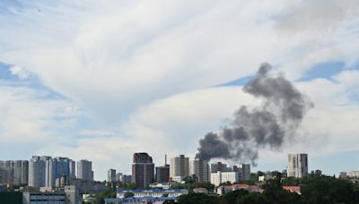 Russian missiles kill 20 in Ukraine, gut Kyiv children's hospital