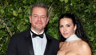 Matt Damon's Wife Luciana Barroso Wears Sneakers to Met Afterparty