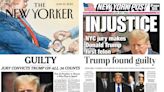 Donald Trump fue declarado culpable: así lo informaron las tapas de los principales diarios de EE.UU. de este viernes 31 de mayo
