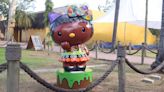 Hello Kitty Parade vai colorir áreas do Bioparque com 25 esculturas da gatinha até 30 de junho