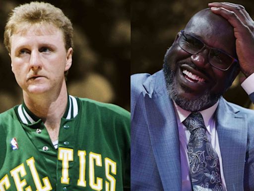 Shaquille O'Neal explains why he wasn't a fan of Larry Bird growing up: "I thought everything he did was lucky"