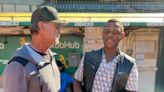 Don Mattingly, Rickey Henderson reunite prior to Marlins’ game against Athletics