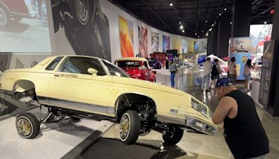 At Petersen car museum’s lowrider exhibit, Biden news provides a lift