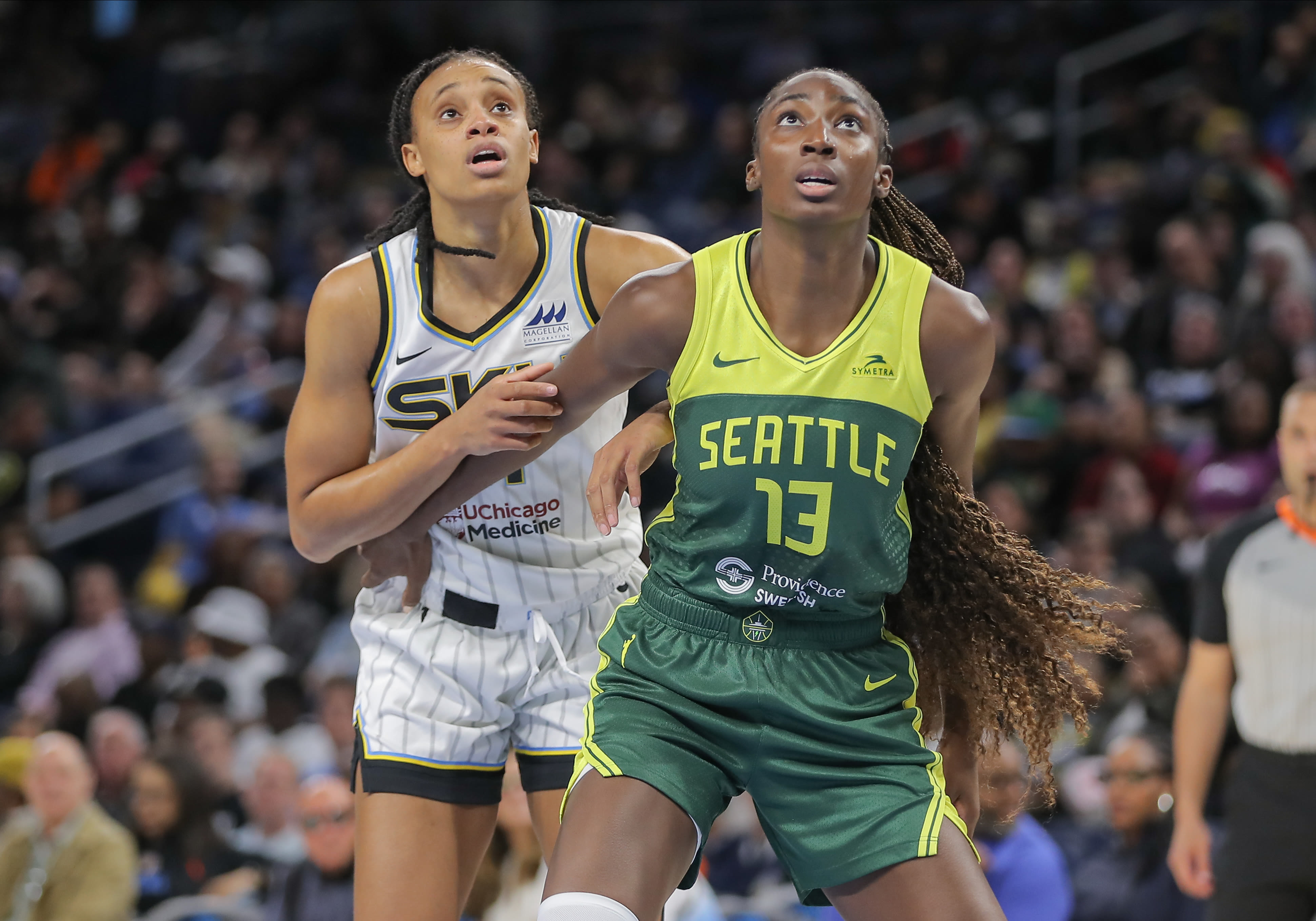 Seattle's win over Sky marks their third straight to move above .500 for first time since 2022