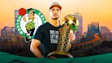 Celtics head coach Joe Mazzulla's trip with Larry O'Brien Trophy to North End goes viral