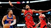 McBride scores 29, Robinson returns from injury and Knicks rout reeling Raptors 145-101