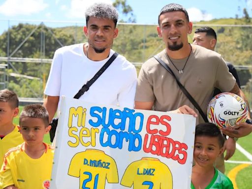 Luis Díaz se juntó con Daniel Muñoz y marcaron tremendo golazo en partido amistoso en Antioquia
