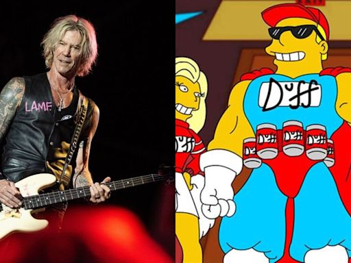 Para Duff McKagan, do Guns N’ Roses, Simpsons deveria admitir que usaram nome dele para Duff Beer