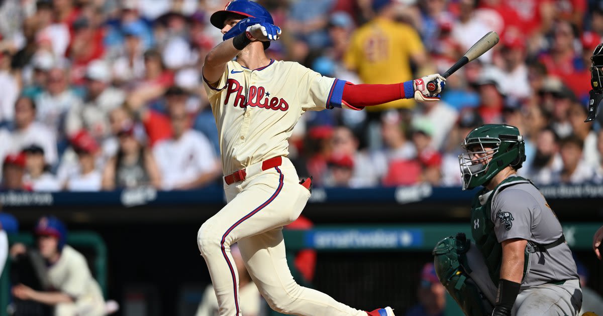 Phillies quick hits: Trea Turner sprints into MVP race, but Phils drop series to A's