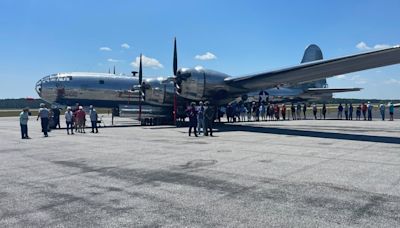 Georgetown County Airport celebrates aviation history with B-29 display