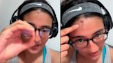 Intensa lluvia en Monterrey “descalabra” a una joven con un granizo y se vuelve viral