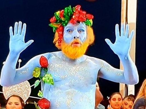 'Naked blue man' at Olympics claims he 'suffered' to perform at opening ceremony