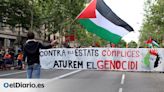 Centenares de estudiantes se manifiestan por Palestina en Barcelona: "Paremos el genocidio"