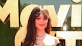 Jenna Ortega Boosts Little Black Dress With Valentino & Sky-High Platforms on MTV Movie & TV Awards Red Carpet 2022