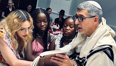 Madonna Celebrates Twin Daughters Stella and Estere at Their Bat Mitzvah Surrounded by Family and Friends — See Photos!