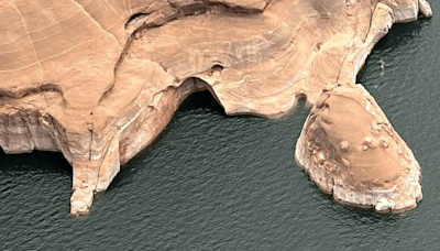 PHOTOS: Lake Powell’s popular ‘toilet bowl’ arch collapses