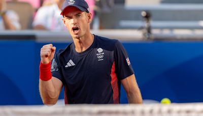 What time is Andy Murray playing at the Paris 2024 Olympics today?